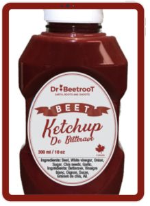 bottle of beet ketchup